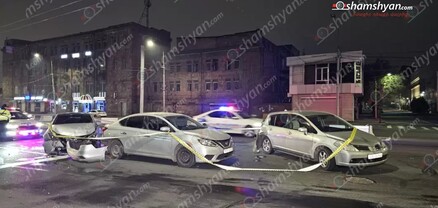 Երևանում բախվել են 2 «Nissan»-ն ու «Toyota»-ն. 4 կին հոսպիտալացվել է. shamshyan.com