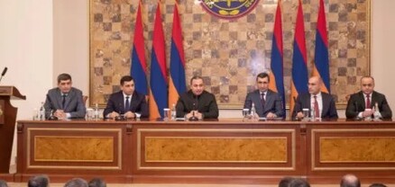 ՀՀ քննչական կոմիտեի նախագահ Արթուր Պողոսյանը անձնակազմին է ներկայացրել նորանշանակ տեղակալին