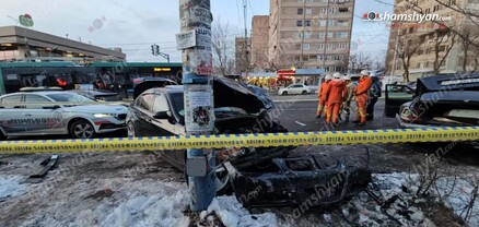 Երևանում բախվել են «BMW»-ն, «Chevrolet Volt»-ը, «Mercedes»-ն ու «Opel»-ը. կան վիրավորներ. shamshyan.com