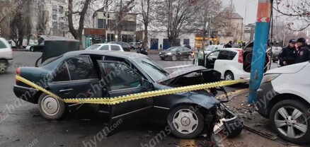 Գայի պողոտայում բախվել են «Mercedes»-ն ու «Nissan»-ը. կան վիրավորներ. shamshyan.com