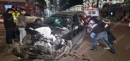 Երևանում բախվել են «Lada Priora»-ն և «Volkswagen Golf»-ը, վերջինն էլ՝ կայանված «Volkswagen» -ին․ կա վիրավոր․ shamshyan.com