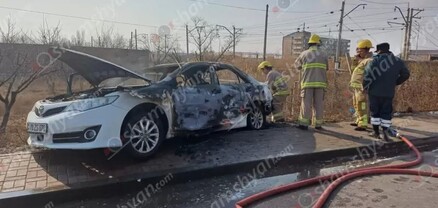 Մասիս քաղաքում հրդեհ է բռնկվել «Toyota»-ում․ shamshyan.com