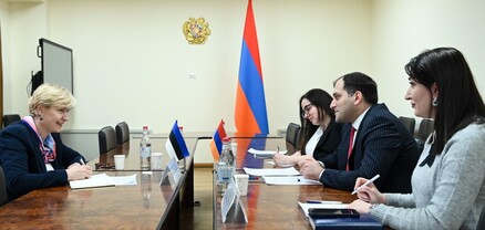 էստոնիայի դեսպանի հետ քննարկվել են տեխնոլոգիական ոլորտի համագործակցության հարցեր