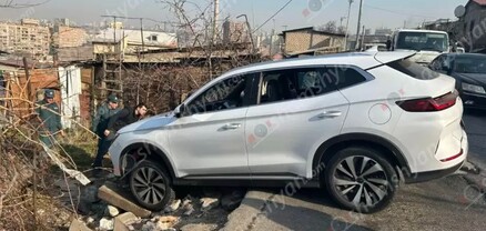Երևանում 22-ամյա վարորդը «BYD»-ով Սարալանջի ճանապարհին մասամբ հայտնվել է փոսում. shamshyan.com