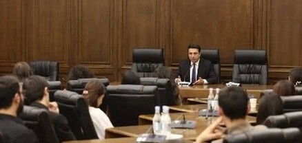 Ալեն Սիմոնյանը հանդիպել է Մարդու իրավունքների ձմեռային դպրոցի մասնակիցներին