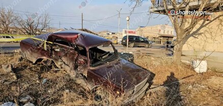 Ավտովթար՝ Արմավիրի մարզում. բախվել են «Opel»-ն ու «ՎԱԶ 2107»-ը. վերջինը հայտնվել է երթևեկելի գոտուց դուրս. 2 վիրավորները զինծառայողներ են. shamshyan.com