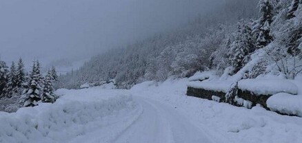 Երևան-Գյումրի ճանապարհին առատ ձյուն է