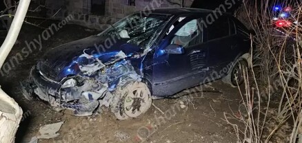Ողբերգական ավտովթար՝ Կոտայքի մարզում. Opel-ի խմած վարորդը բախվել է ծառին. մայրը տեղում մահացել է, կա վիրավոր. shamshyan.com