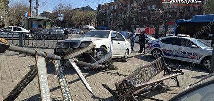 Երիտասարդական մետրոյի մոտ բախվել են թիվ 20 երթուղին սպասարկող ավտոբուսն ու «Mercedes»-ը. կան վիրավորներ. shamshyan.com