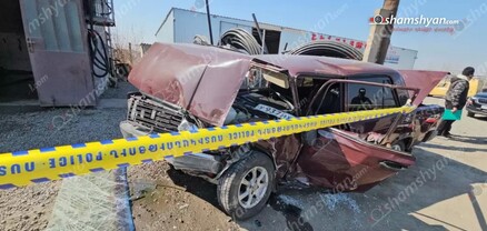Արարատի մարզում բախվել են «Mercedes»-ն ու «ՎԱԶ 2107»-ը. կա վիրավոր. shamshyan.com