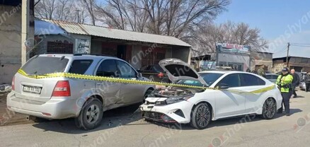 Մարմարաշենում բախվել են «Kia Forte»-ն և «Kia Sorento»-ն․ shamshyan.com