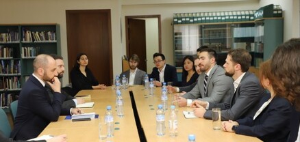 Վահան Հունանյանը հանդիպել է ԱՄՆ Ջորջթաունի համալսարանի ուսանողների հետ