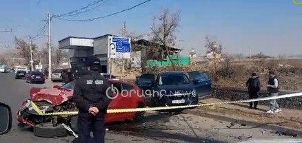 Խոշոր ավտովթար՝ Երևանում․ հսկայական խցանում է առաջացել