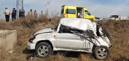Արարատի մարզում 23-ամյա վարորդը «Mitsubishi Pajero»-ով հայտնվել է դաշտում. կա վիրավոր. shamshyan.com