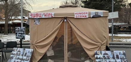 ՄԻՊ-ն այցելել է Երևանի Ազատության հրապարակում հացադուլ իրականացնող անձանց
