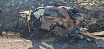 Արտաշավանում «Infiniti»-ն բախվել է քարերին, մի քանի պտույտ շրջվել. Արագածոտնի պարեկները պատշաճ աշխատանքներ չեն իրականացրել. shamshyan.com