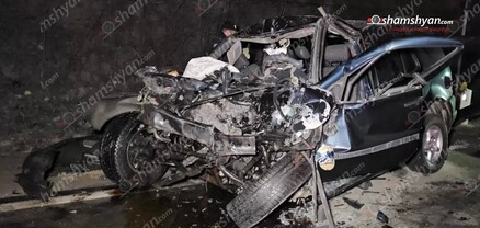 Շնող գյուղում ճակատ ճակատի բախվել են «Mercedes ML»-ն ու «DAF» բեռնատարը․ 4 զոհերը մեկնում էին թաղման արարողության․ shamshyan.com