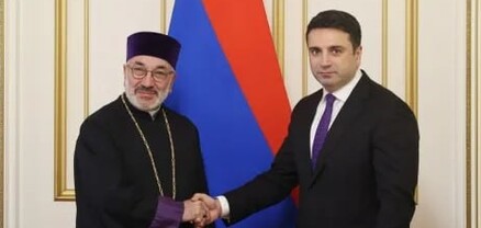 Ալեն Սիմոնյանը հյուրընկալել է արքեպիսկոպոս Նորատունկյանին