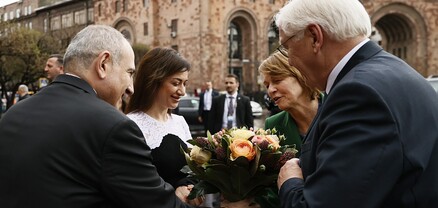 Փաշինյանը և Աննա Հակոբյանը Կառավարությունում հյուրընկալել են Գերմանիայի նախագահին և կնոջը
