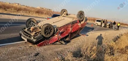 Ավտովթար՝ Կոտայքի մարզում․ բախվել են «Peugeot»-ը և «ՎԱԶ 2109»-ը․ վերջինը գլխիվայր շրջվել է․ shamshyan.com