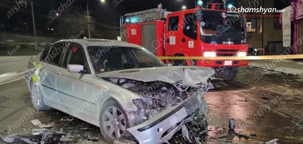 Երևանում բախվել են «BMW»-ն ու «Mitsubishi»-ն. կան վիրավորներ. shamshyan.com