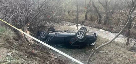 Վայոց ձորի մարզում «BMW»-ն բախվել է ծառին և գլխիվայր շրջվել․ կան վիրավորներ․ shamshyan.com