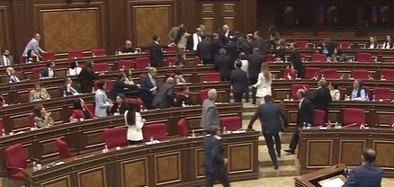 Հանգստացի, արա, հլը հոպ. ԱԺ-ում իրար են ծեծում