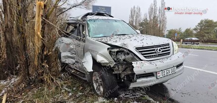 Կոտայքում «Lexus»-ը բախվել է մի քանի ծառի. հղի կինը հոսպիտալացվել է. shamshyan.com