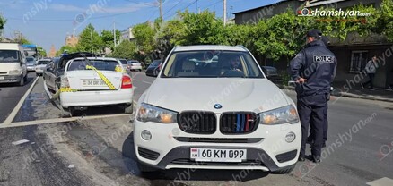 Երևանում հանդիպակաց երթևեկող ու վթարային իրավիճակ ստեղծած «BMW X3»-ի վարորդը տուգանվեց. shamshyan.com