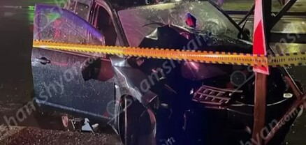Երևանում 21-ամյա վարորդը Nissan Tiida-ով բախվել է երկաթե հենասյանը․ նրան տեղափոխել են հիվանդանոց․ shamshyan.com