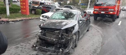 Երևանում բախվել են «Kia»-ն ու «Chery»-ն. կա վիրավոր. shamshyan.com