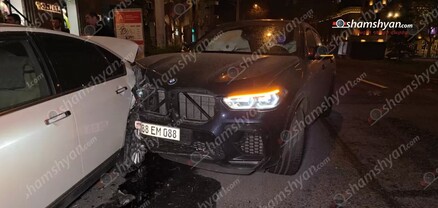 Երևանում «BMW X6»-ի խմած վարորդը` ավտոմեքենաների ջարդի հեղինակ. shamshyan.com