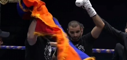Ապրիլի 24-ին Յուրի Սաքունցը նոկաուտի է ենթարկել ադրբեջանցի մրցակցին՝ պաշտպանելով WBU-ի չեմպիոնի տիտղոսը