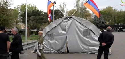 Ազատության հրապարակում արցախցիները հանդիպումներ են սկսում քաղաքական ուժերի հետ․ ՈւՂԻՂ