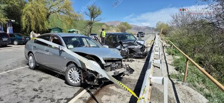 Լոռու մարզում բախվել են «Mercedes»-ը, «Nissan Teana»-ն և «Լադա»-ն․ կան վիրավորներ․ shamshyan.com