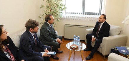 ԱԳՆ գլխավոր քարտուղարը ֆրանսիացի քաղաքագետի հետ քննարկել է տարածաշրջանում անվտանգային իրավիճակը