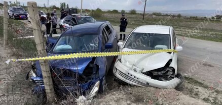 Արարատի մարզում բախվել են «Nissan Tiida»-ն և «Nissan Rogue»-ը․ կա 9 վիրավոր. shamshyan.com