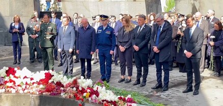 Սերգեյ Կոպիրկինը հարգանքի տուրք է մատուցել Ցեղասպանության զոհերի հիշատակին