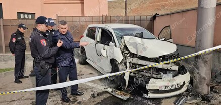 «Էրեբունի» սգո սրահի մոտ «Nissan Tiida»-ն բախվել է էլեկտրասյանը. 23-ամյա վարորդը տեղում մահացել է. shamshyan.com