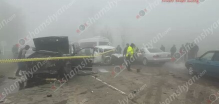 Սյունիքում բախվել են «Lexus GX 460»-ը, «Renault Sandero»-ն և «ՎԱԶ 21021»-ը․ կա 1 զոհ, 2 վիրավոր․ shamshyan.com
