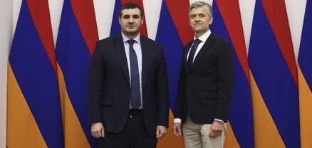 Արման Եղոյանն ընդունել է Կոնրադ Ադենաուեր հիմնադրամի Եվրոպայի և Հյուսիսային Ամերիկայի գրասենյակի ղեկավարին