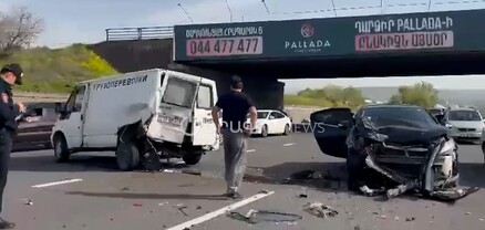 Խոշոր ավտովթար՝ Երևան-Սևան ավտոճանապարհին․ բախվել են Chevrolet-ն ու Ford-ը