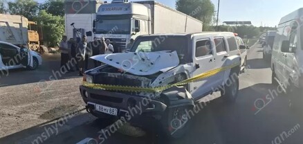 Ագարակում 55-ամյա վարորդը Hummer-ով բախվել է ճանապարհին հայտնված կովին, որը սատկել է․ shamshyan.com