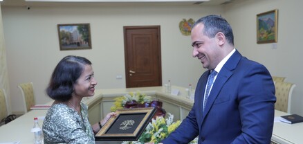 Քննչական կոմիտեի նախագահ Արթուր Պողոսյանն ընդունել է ՀՀ-ում Հնդկաստանի դեսպանին
