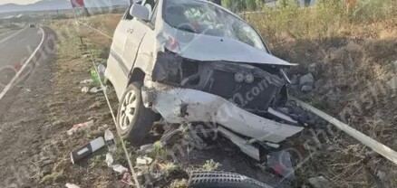 Գեղարքունիքի մարզում 26-ամյա վարորդը, չունենալով վարորդական իրավունքի վկայական, Toyota-ով կողաշրջվել է․ կա 6 վիրավոր․ shamshyan.com