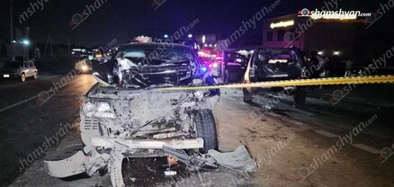Կոտայքում բախվել են «Toyota Land Cruiser»-ը, «Nissan Pathfinder»-ը և «Opel Combo»-ն․ կան վիրավորներ․ shamshyan.com