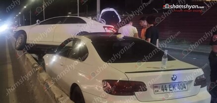 Իսակովի պողոտայում բախվել են «BMW»-ն և «Toyota»-ն. shamshyan.com