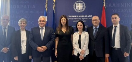 ԿԳՄՍ նախարարը Հունաստանի գործընկերոջը ներկայացրել է ակադեմիական քաղաքի նախագիծը