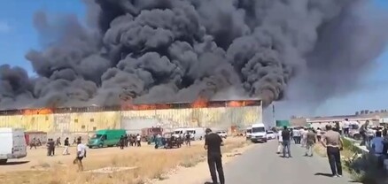 Բաքվում առևտրի կենտրոն է այրվում