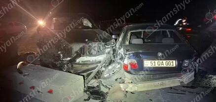 Երևան-Գյումրի ավտոճանապարհին բախվել են 2 «BMW»-ները․ կան վիրավորներ